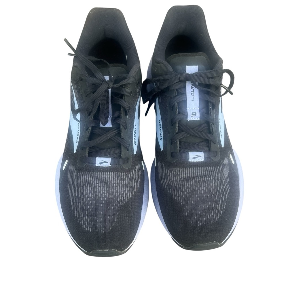 Brooks Launch 9 Women's Lightweight Cushioned Running Shoes Black & Purple 8.5 - Picture 2 of 10